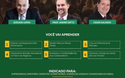 Palestra de Vendas do Palestrante de Vendas André Ortiz no Congresso de Vendas em Araçatuba (SP) – 12 de Abril !