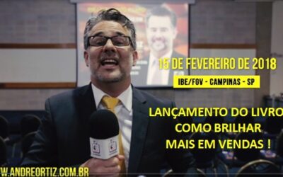 Veja como foi a Noite de Lançamento do 4° Livro de Vendas do Phd em Vendas André Ortiz
